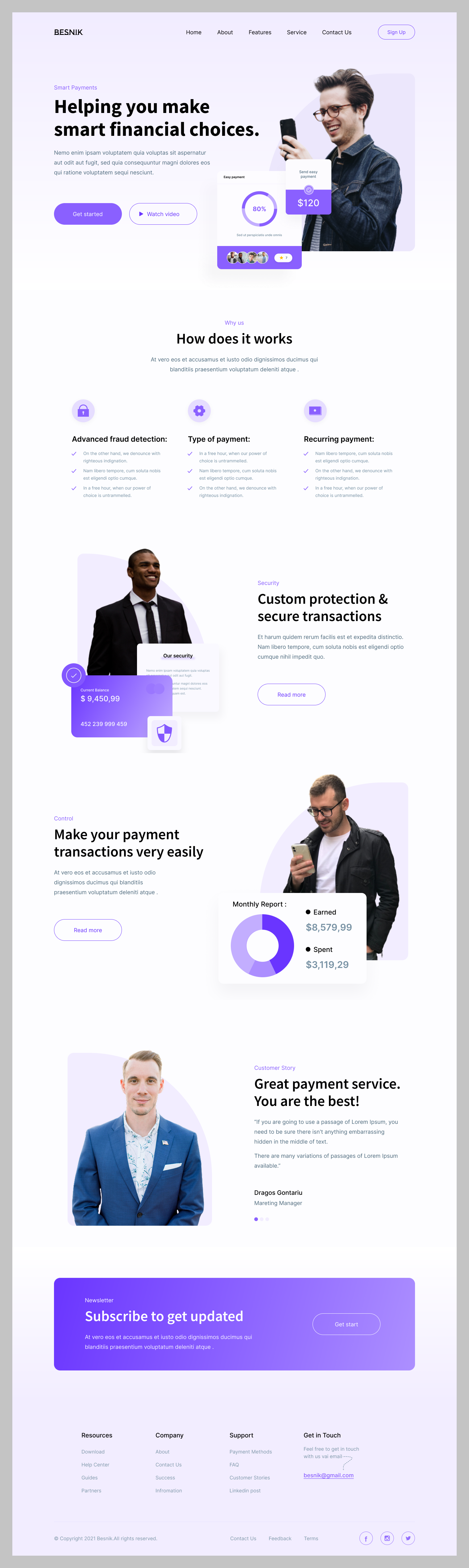 Smart Payment Solutions Website Design