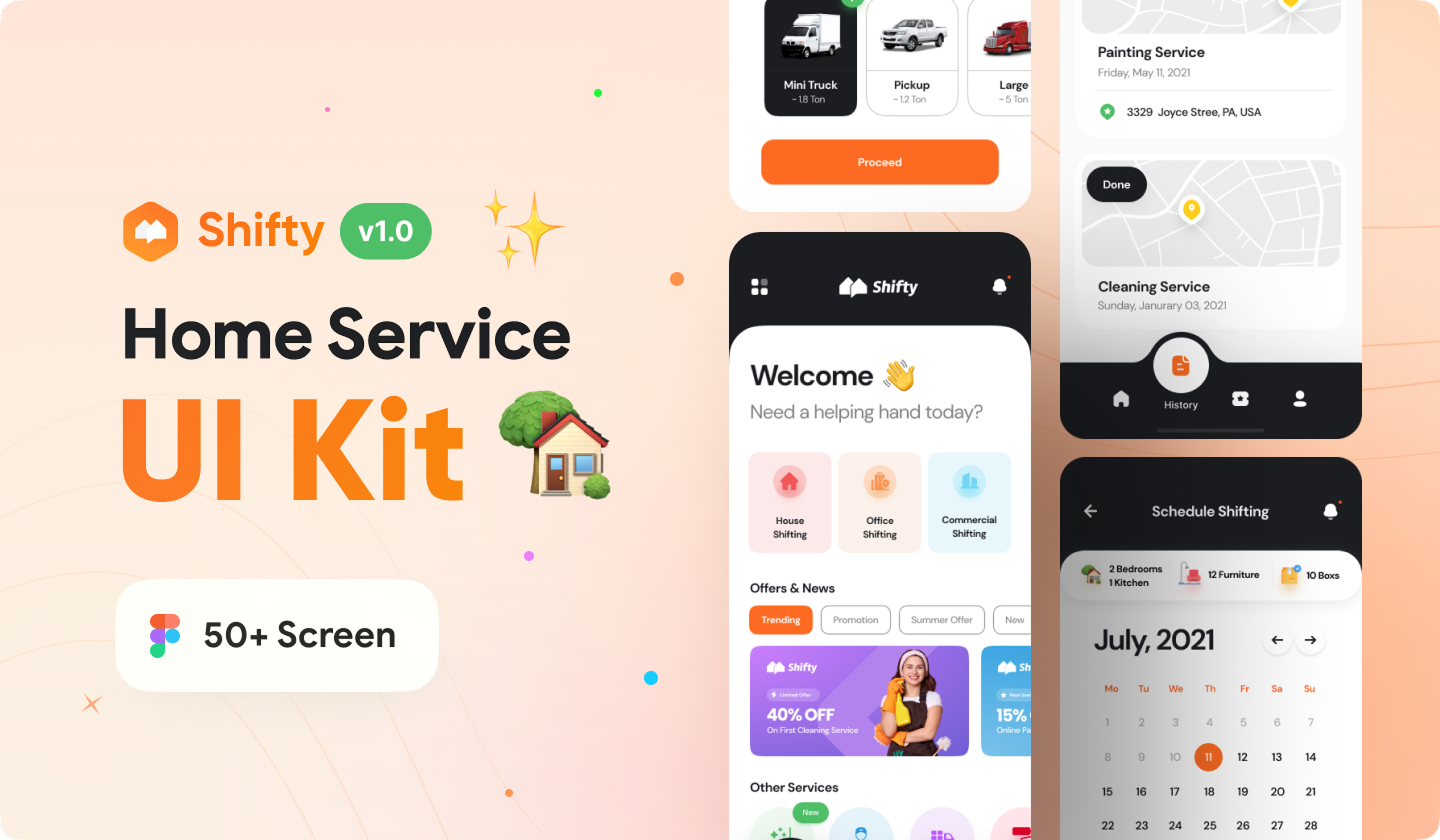 Home Service App Design
