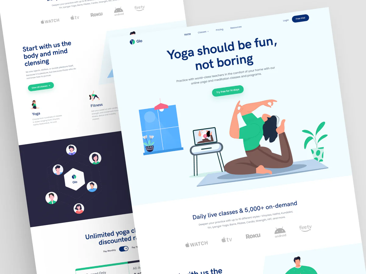 Yoga Website Design