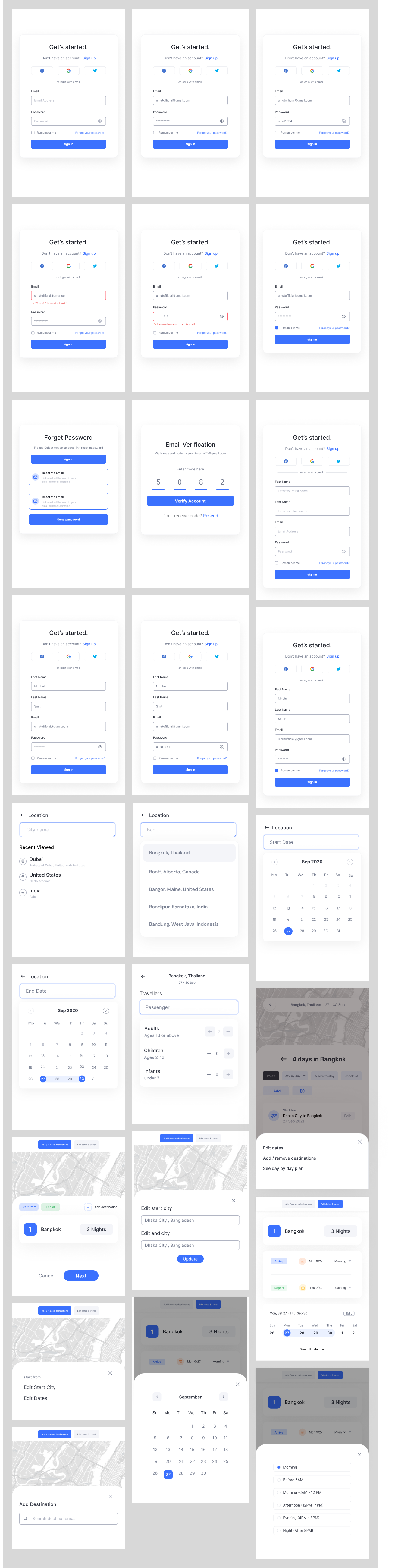 Trip Planner Web App