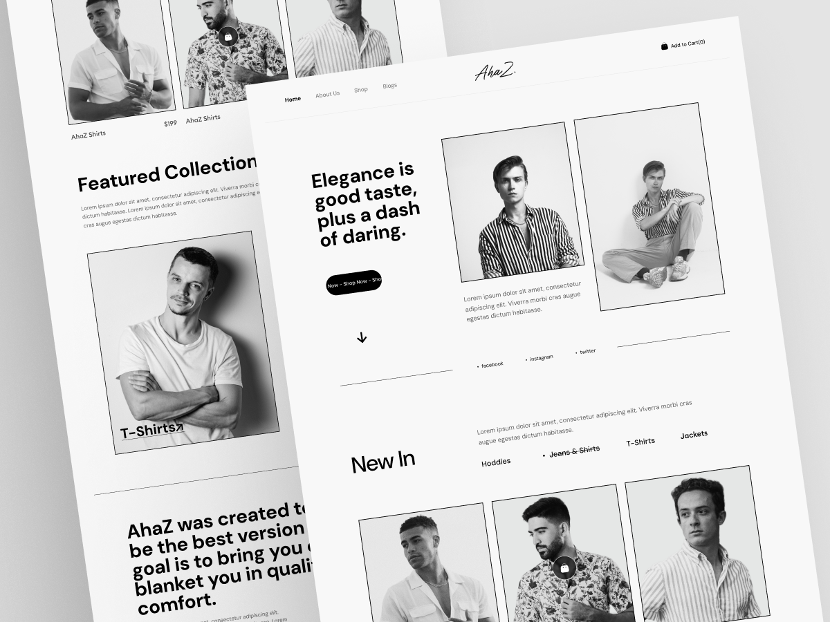 Fashion Ecommerce Landing Page Design