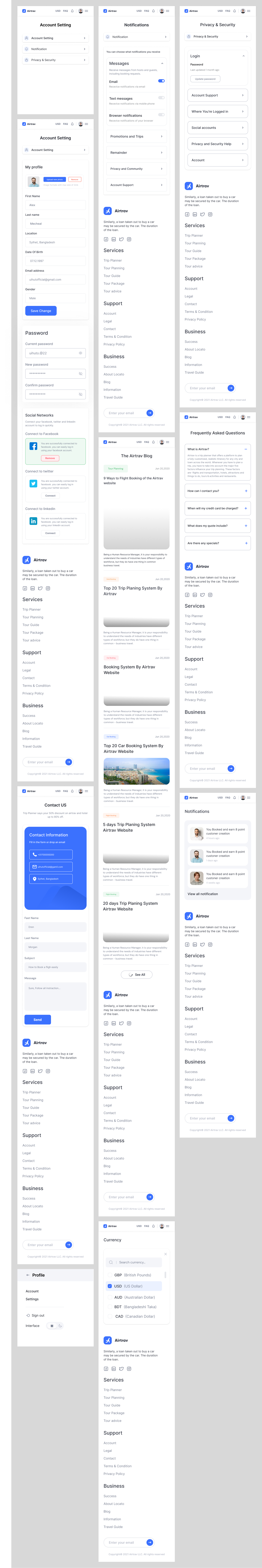 Trip Planner Web App