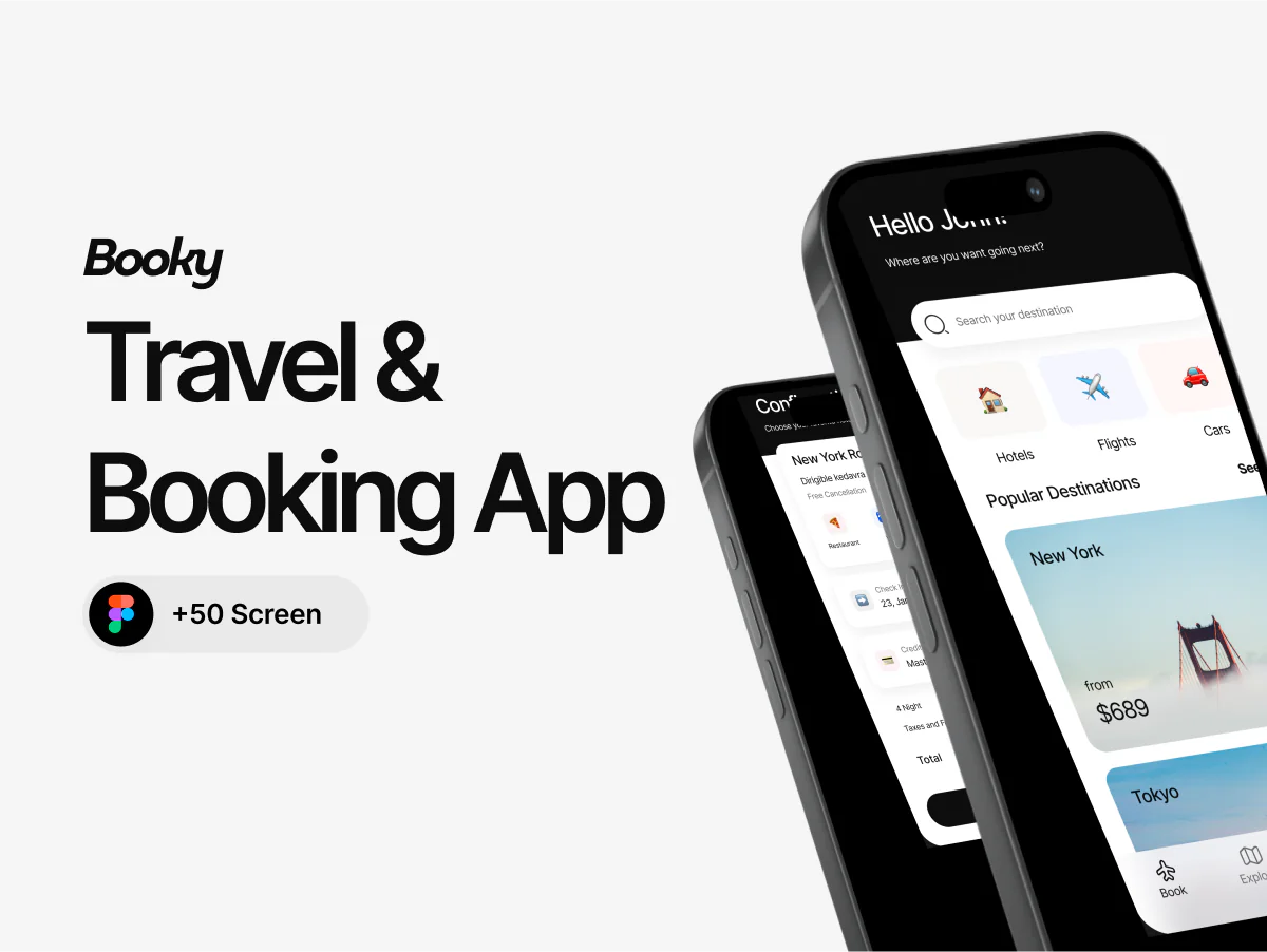 Travel and booking app