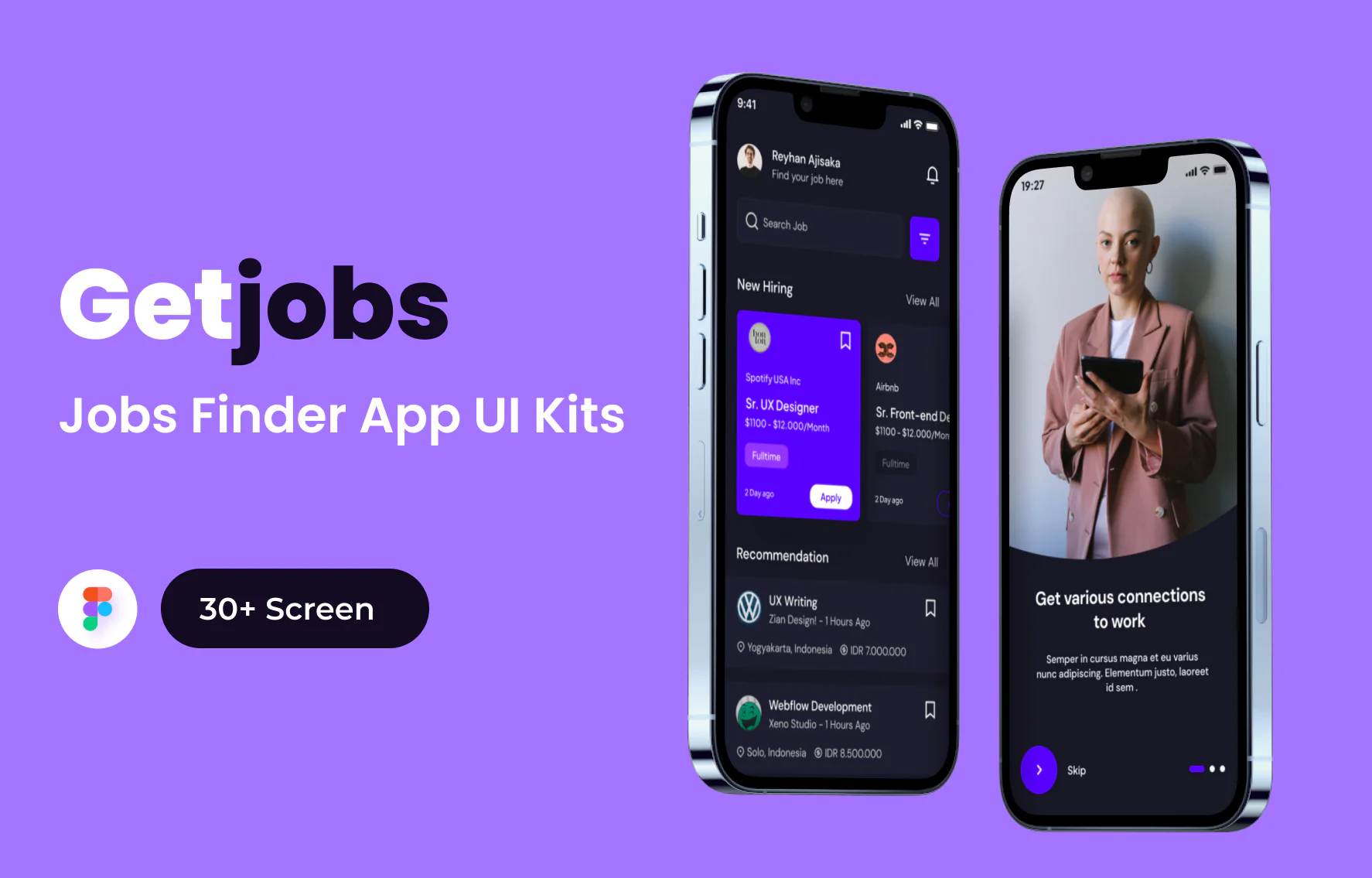 Job Finder App Design