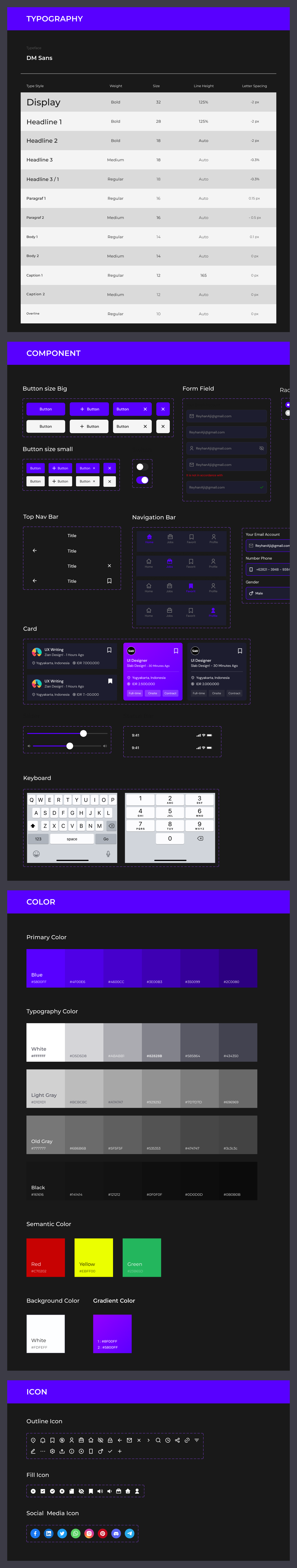 Job Finder App Design