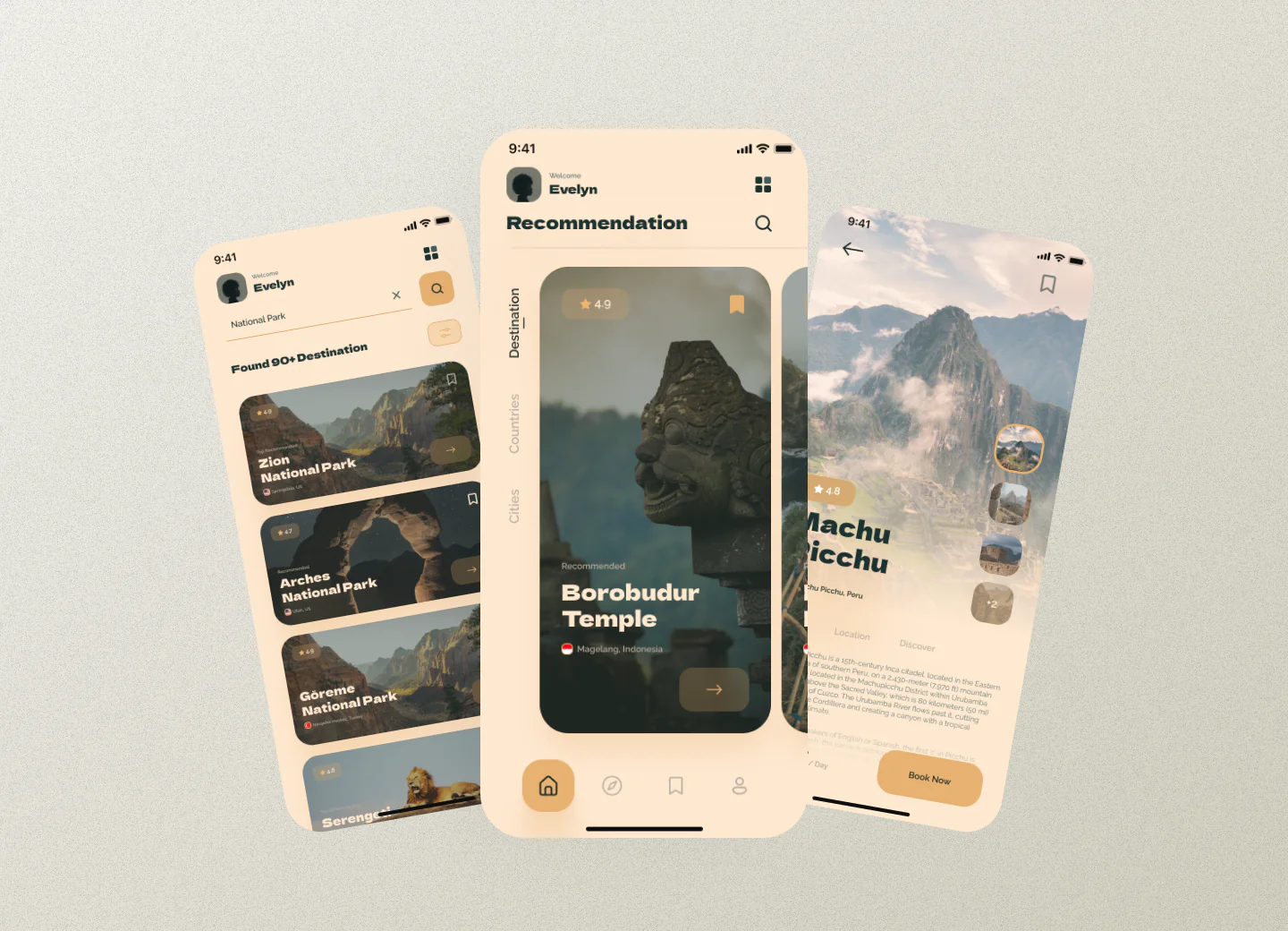 Travelling app