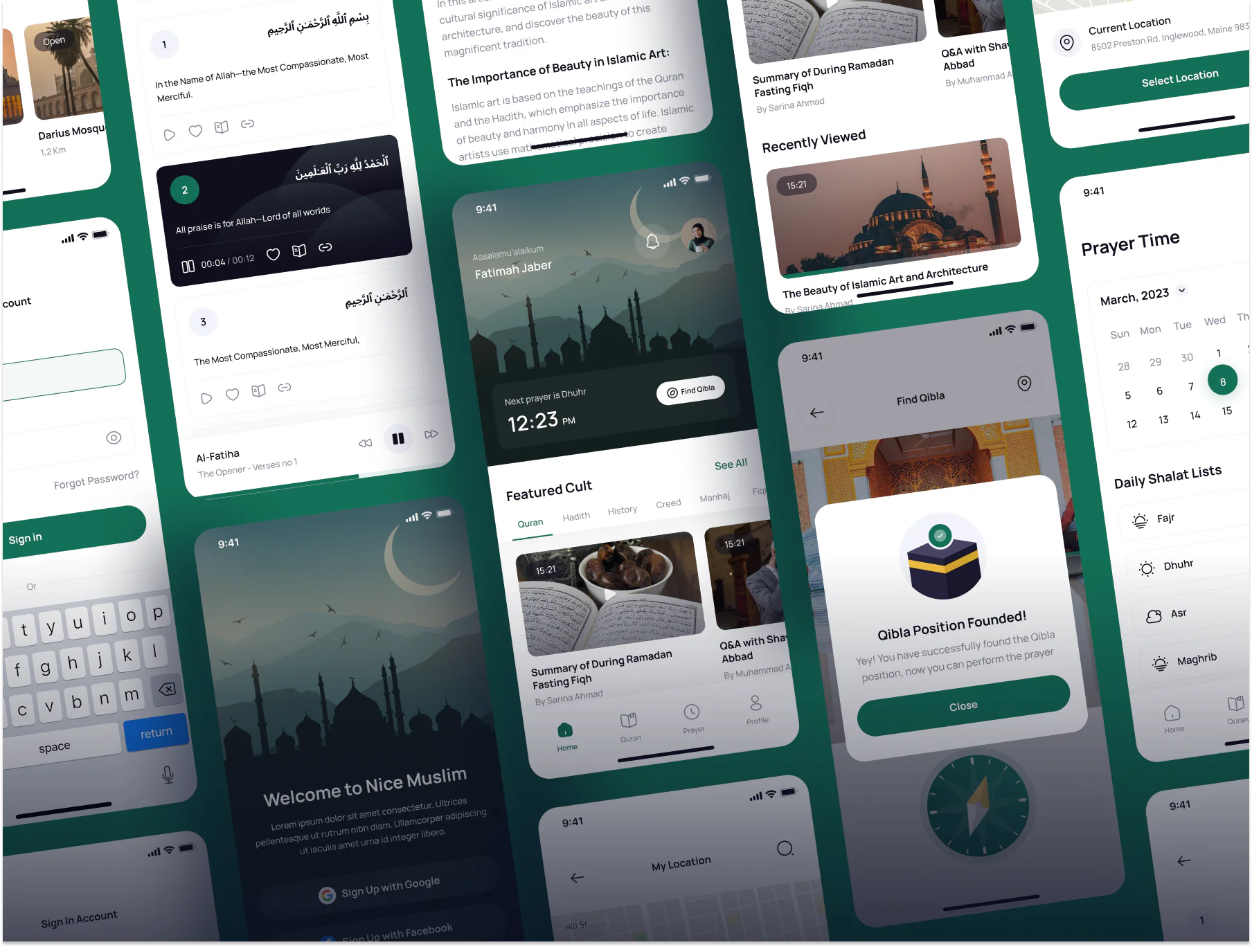 My Deen App Design