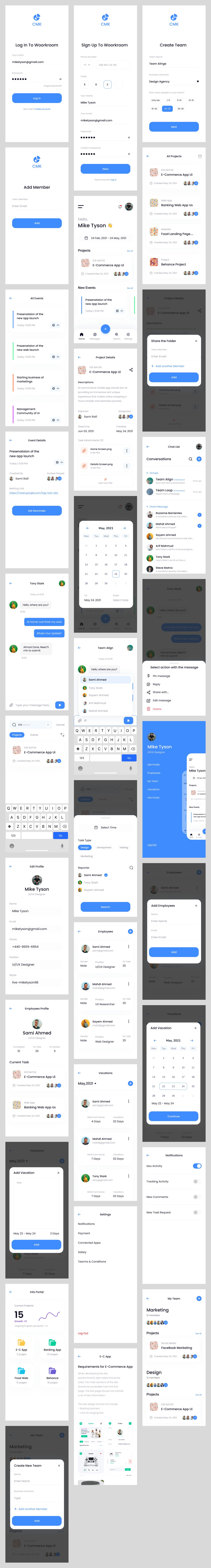 Project management app