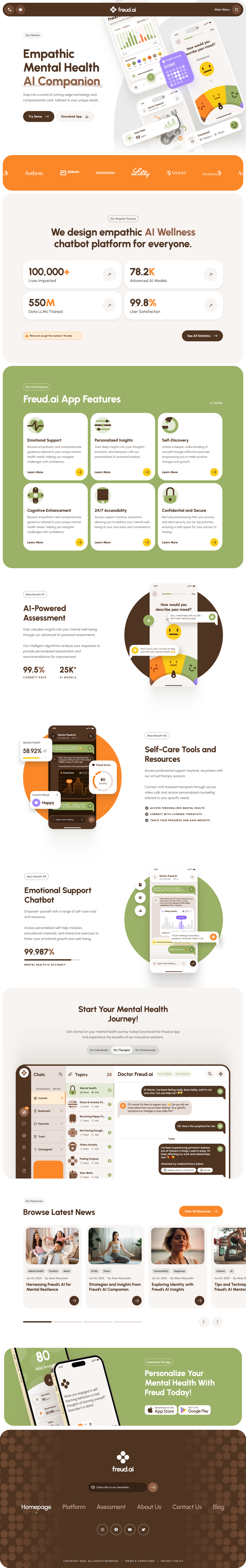 Ai mental health website