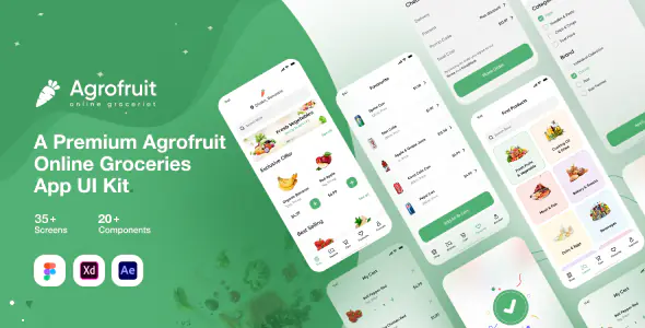 Online Groceries App Design