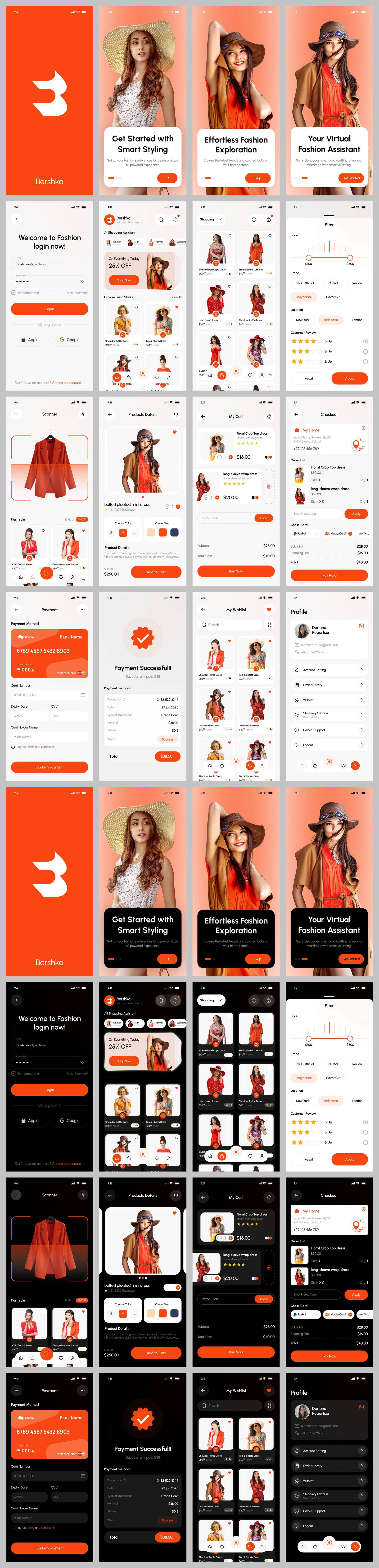 Fashion Ecommerce Mobile App Design