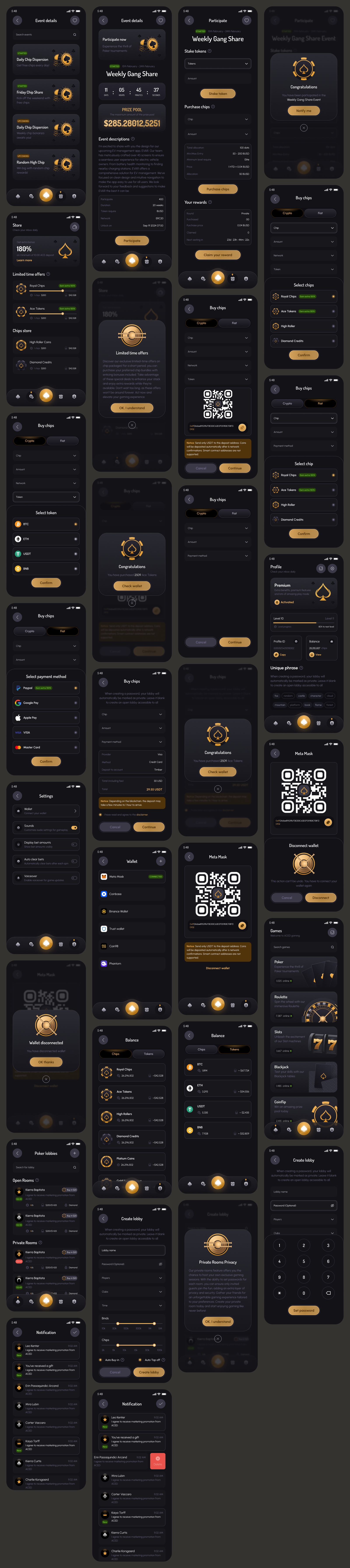 Crypto-Based Casino Mobile App