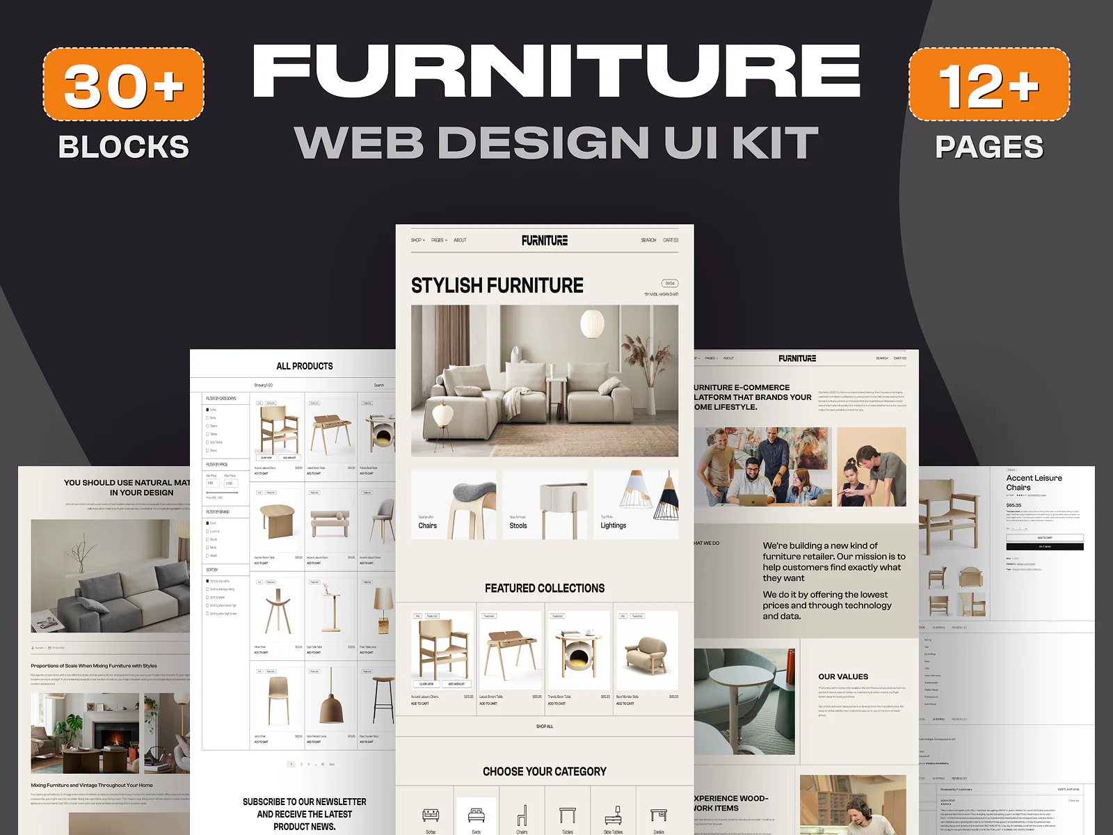 Furniture eCommerce Website Design