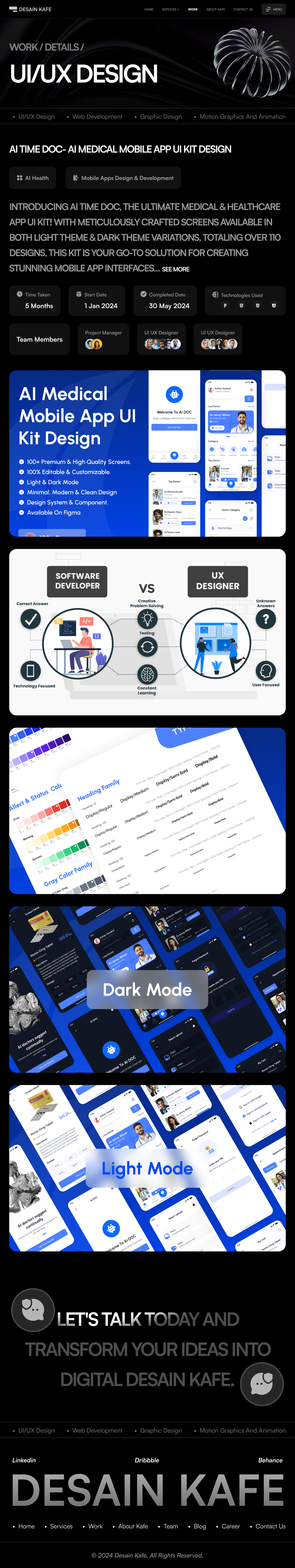 Agency website Design