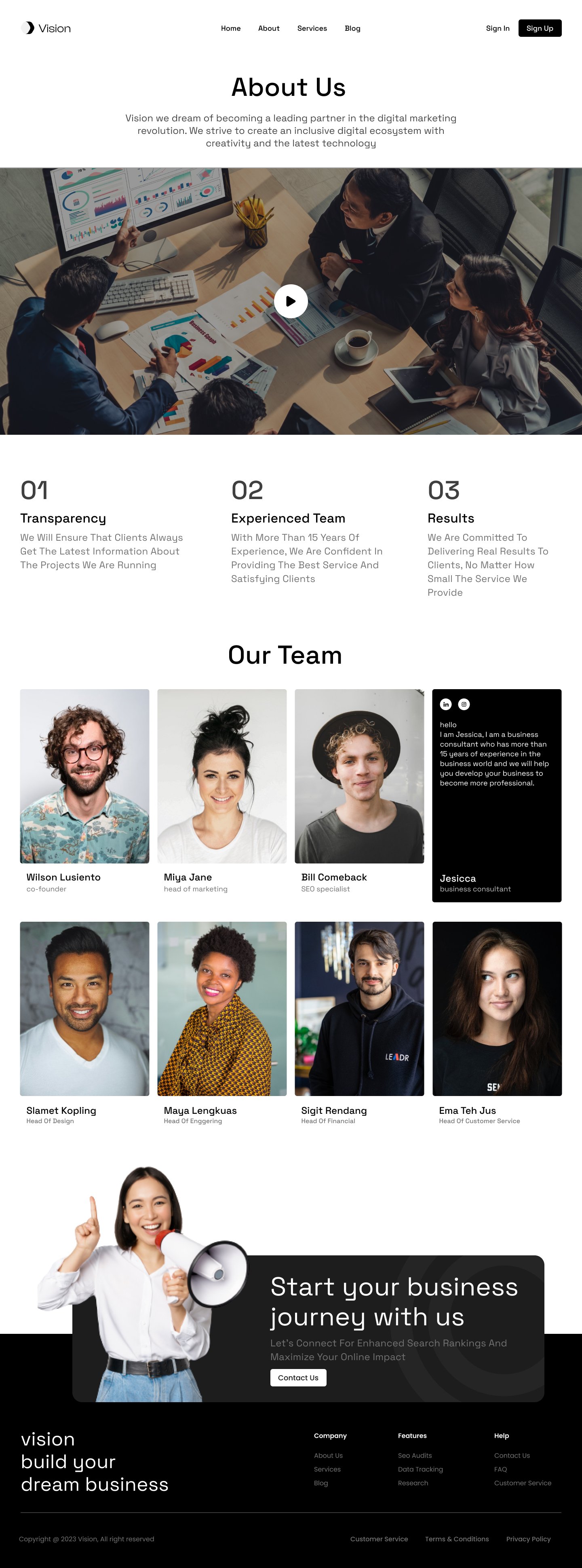 Digital Marketing Landing page design