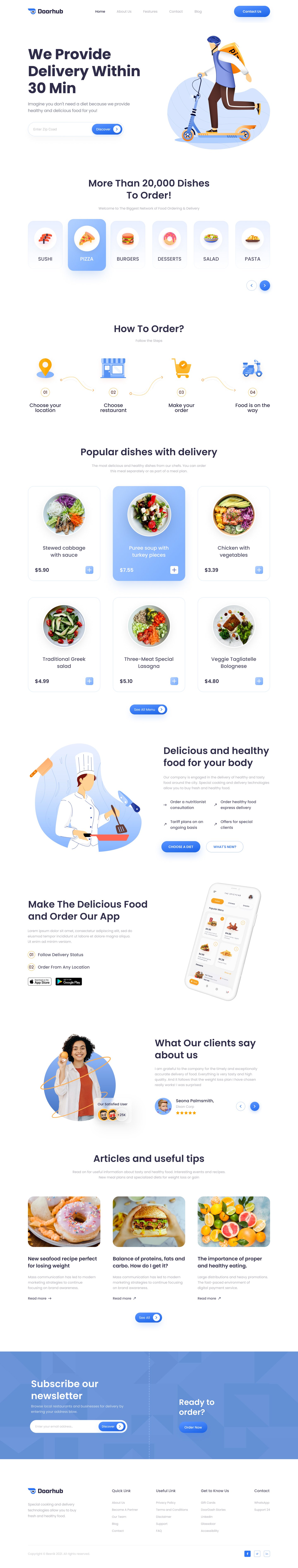 Fast & Fresh Food Delivery with Doorhub