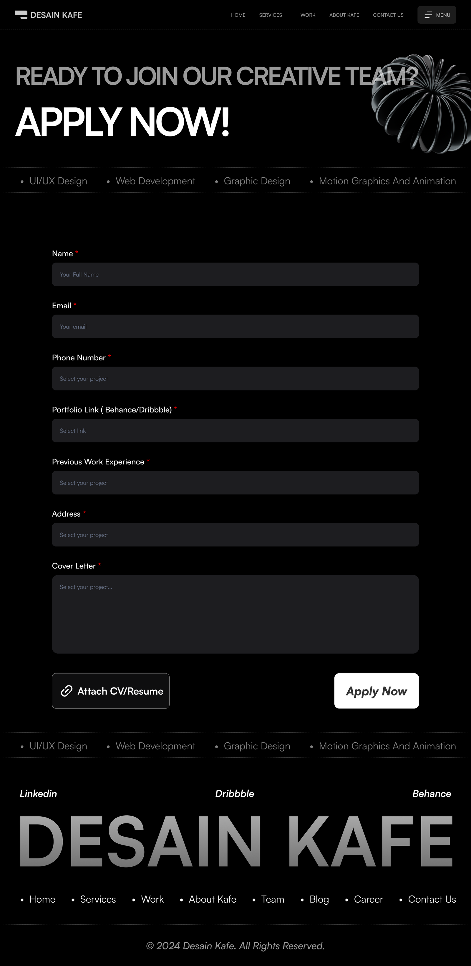Agency website Design
