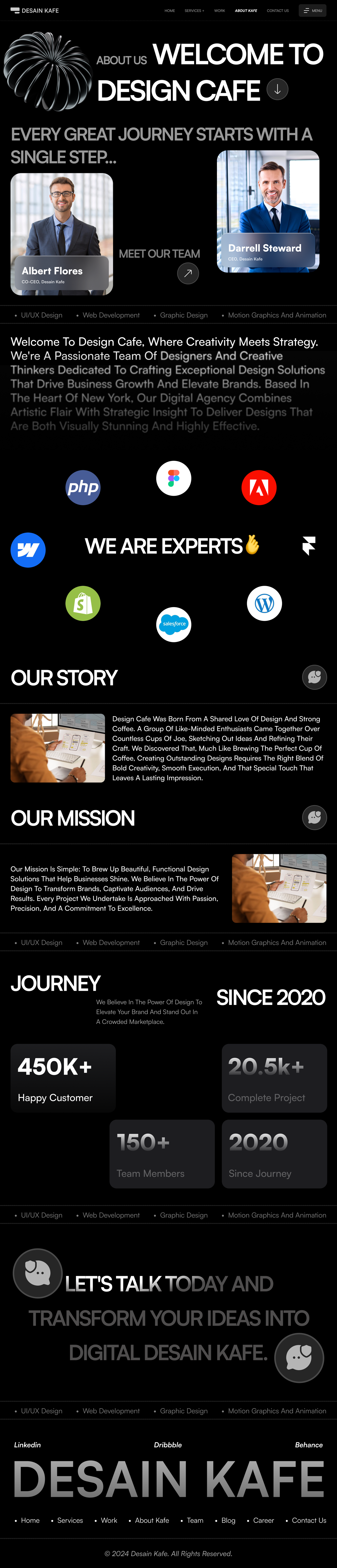 Agency website Design