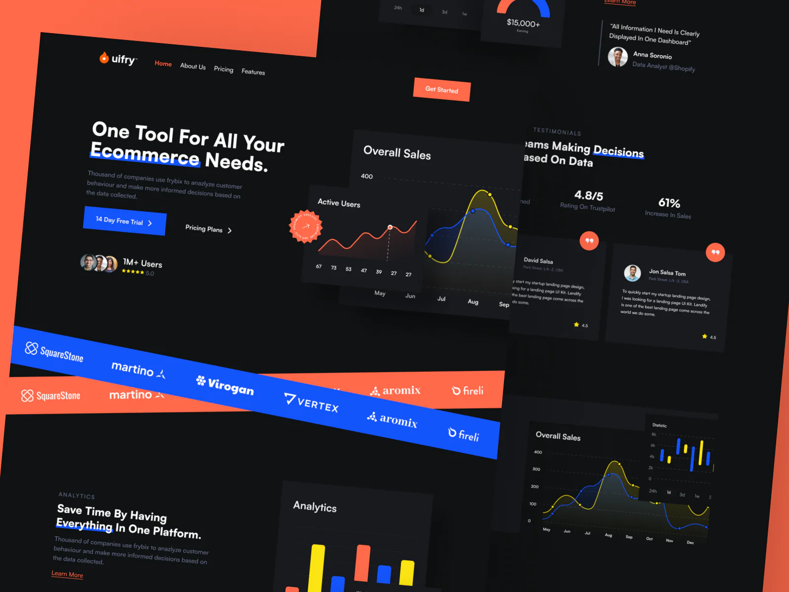 Sales Tracking Landing Page