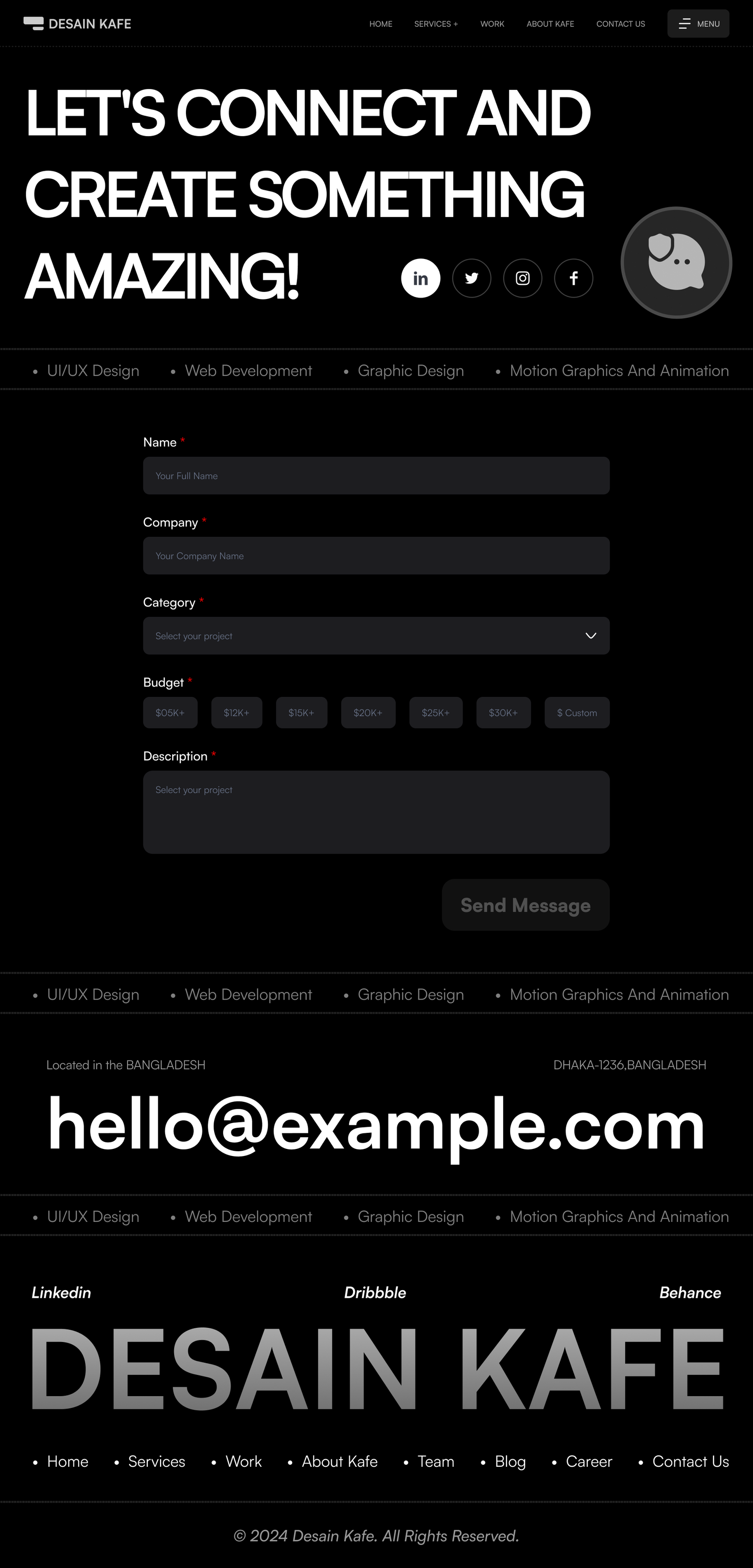 Agency website Design