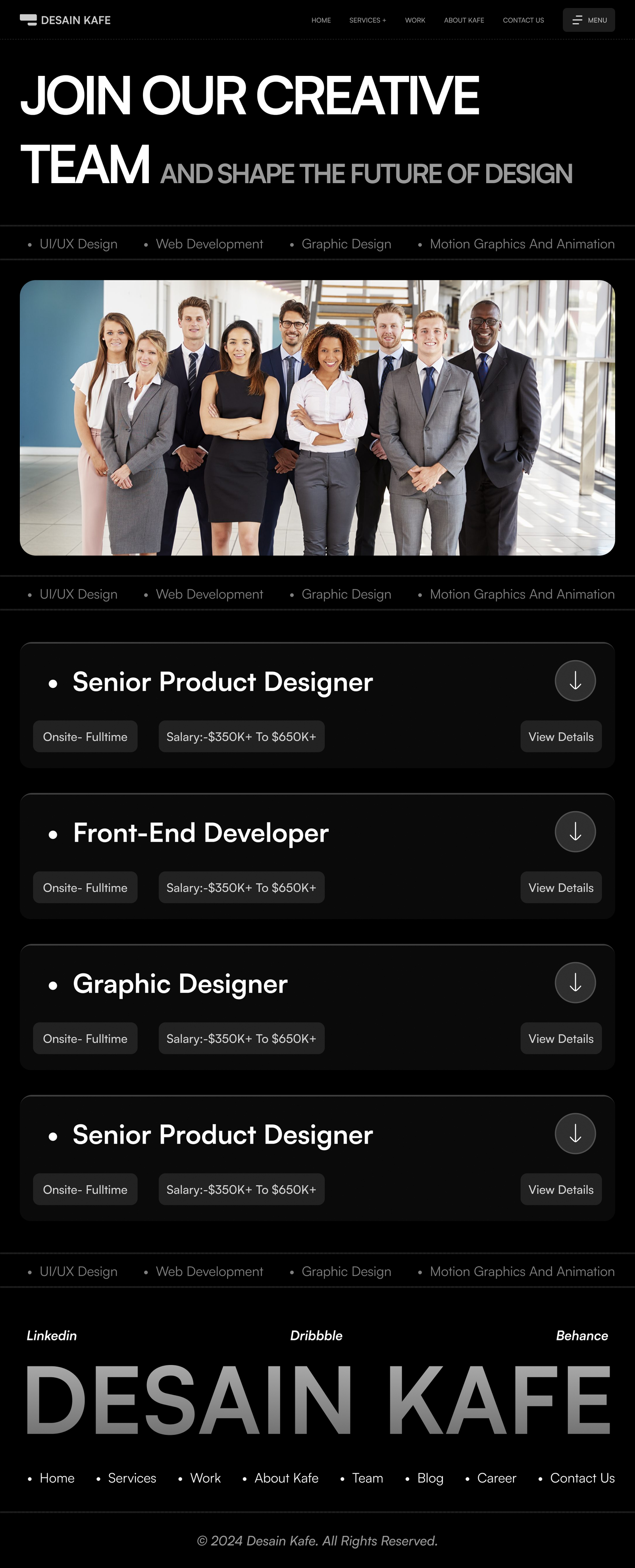Agency website Design