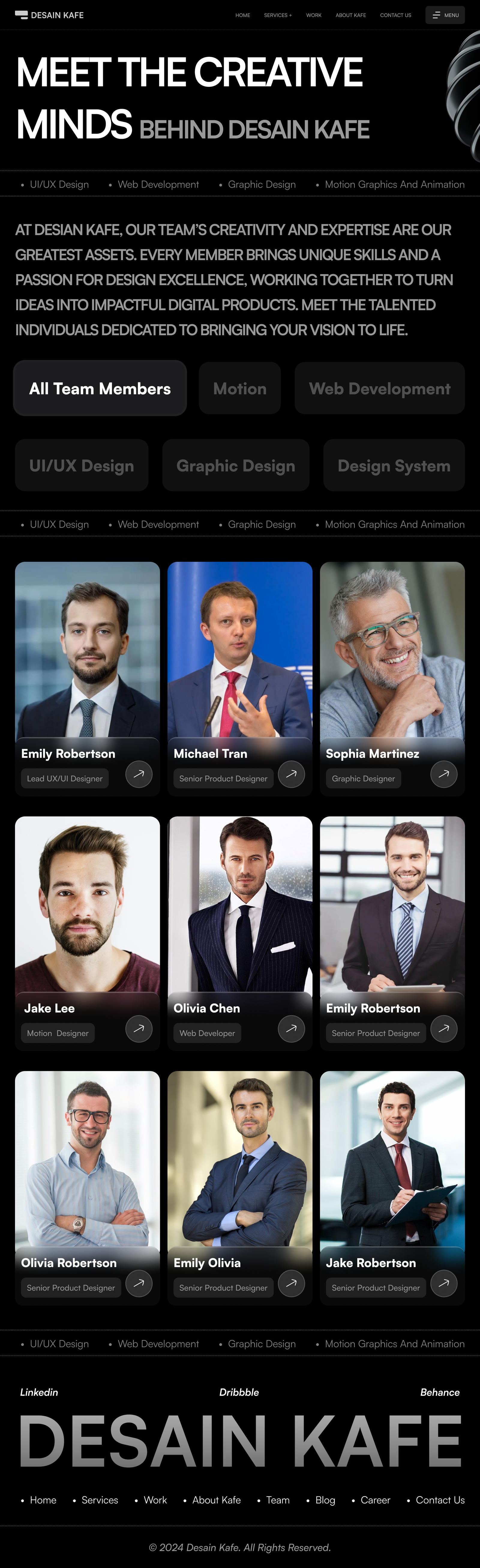 Agency website Design