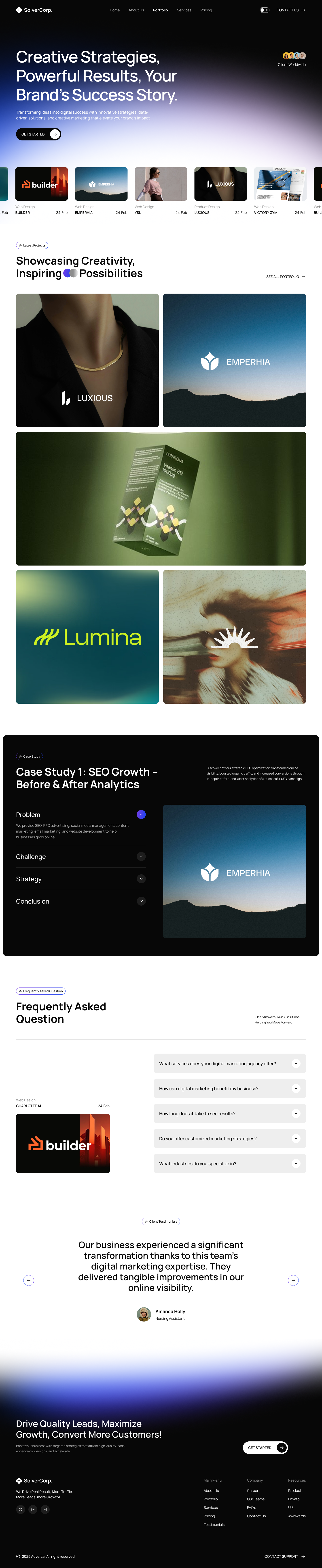 Company Profile for Agency