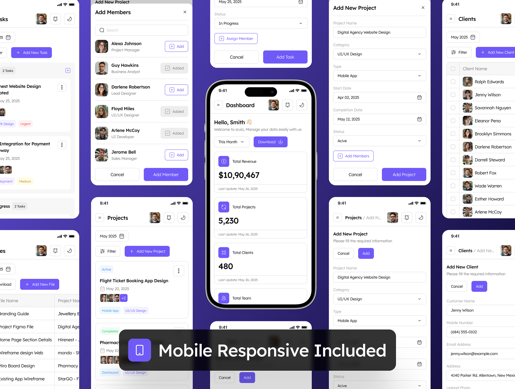 CRM Dashboard  Design
