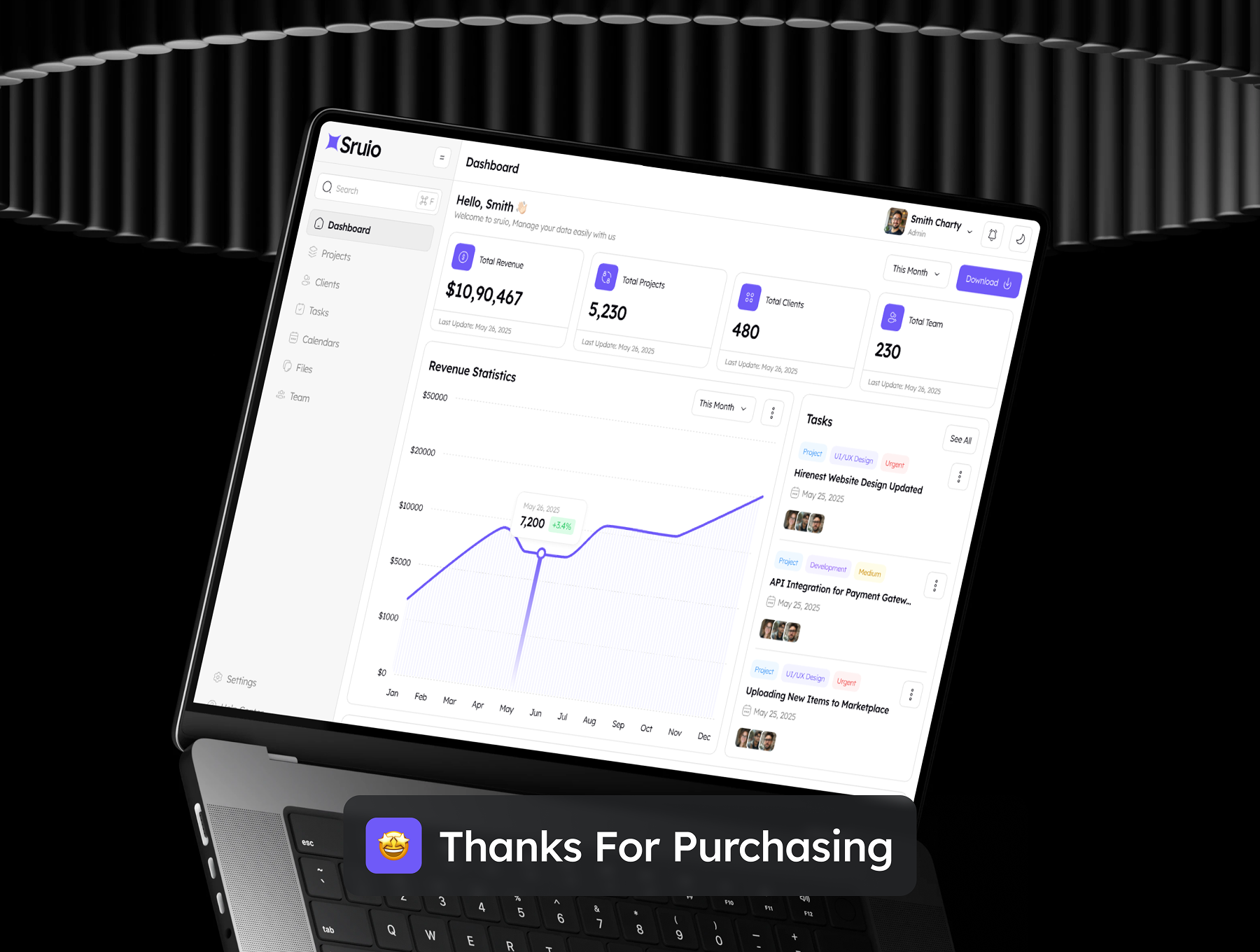 CRM Dashboard  Design