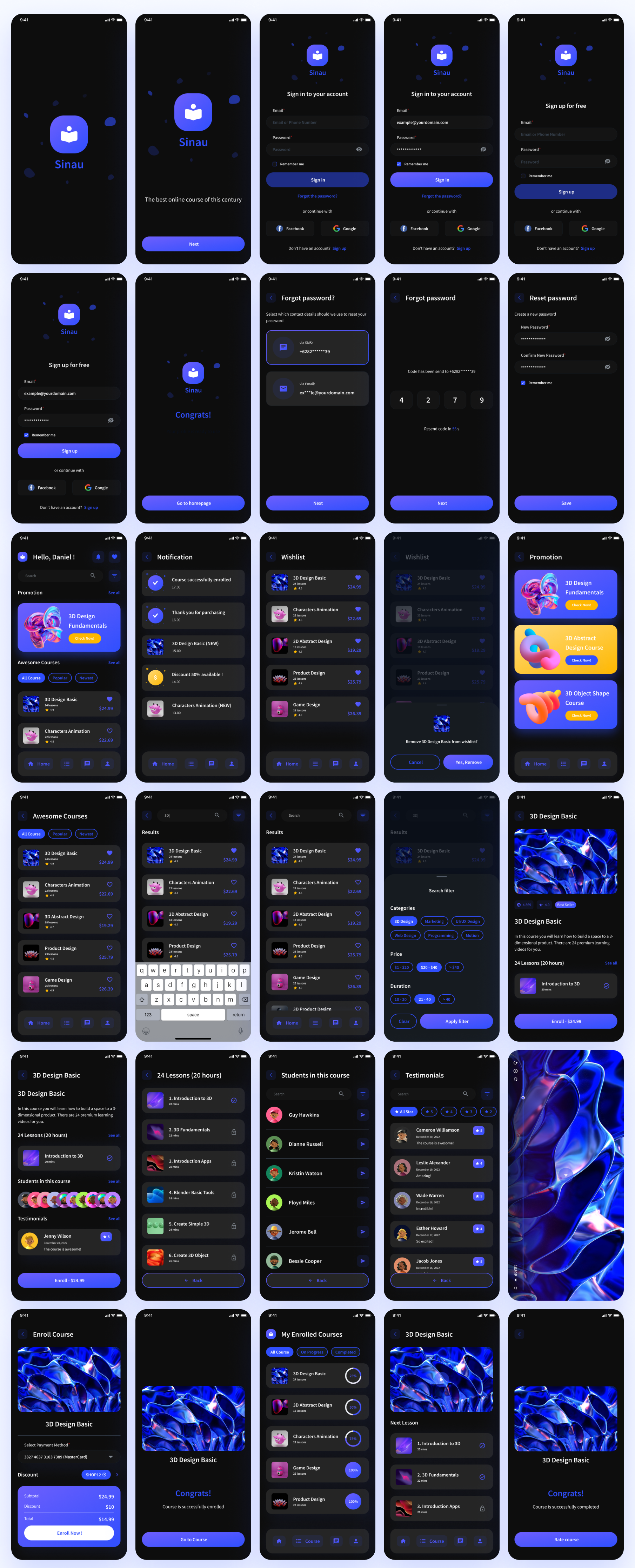 Elearning Mobile app